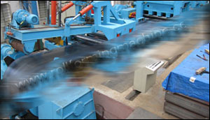 Finished sheets from length cutting machine