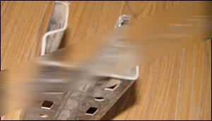 Shelf cold roll forming machine