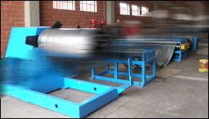 Slitting with decoiler and uncoiler