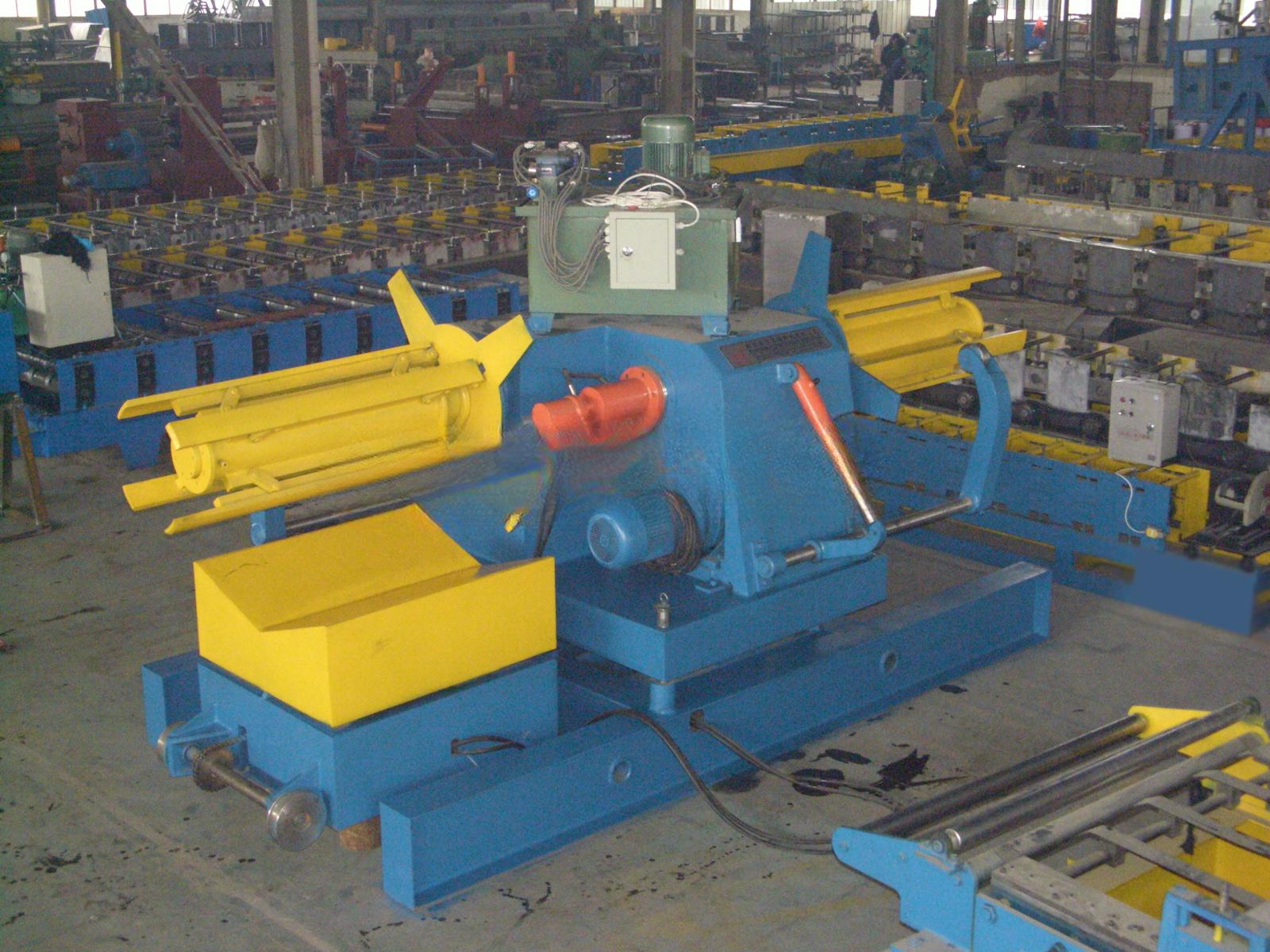 2 x 6Ton double sides hydraulic electrical drive uncoiler