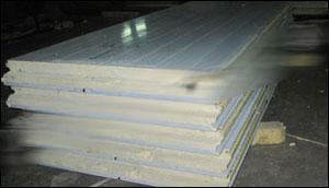 PU corrugated wall panel