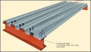 3D metal deck product 3