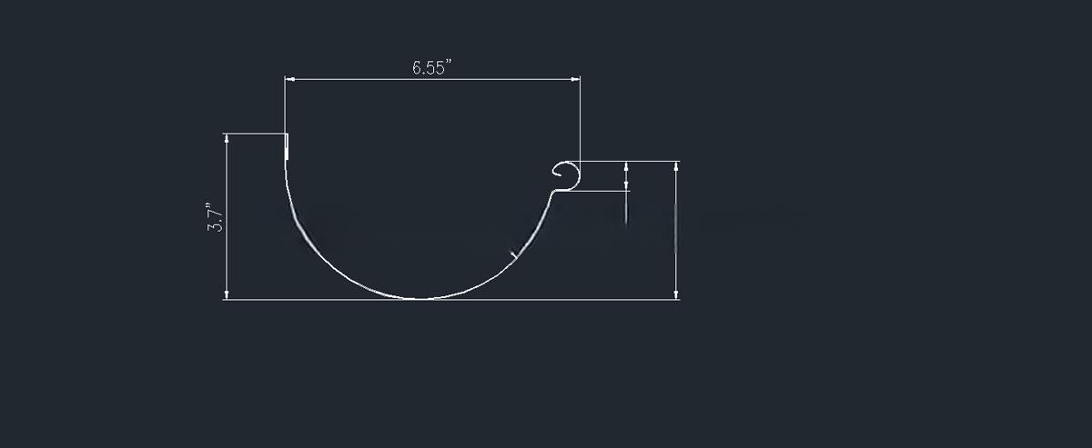 6 inch Water Channel machine