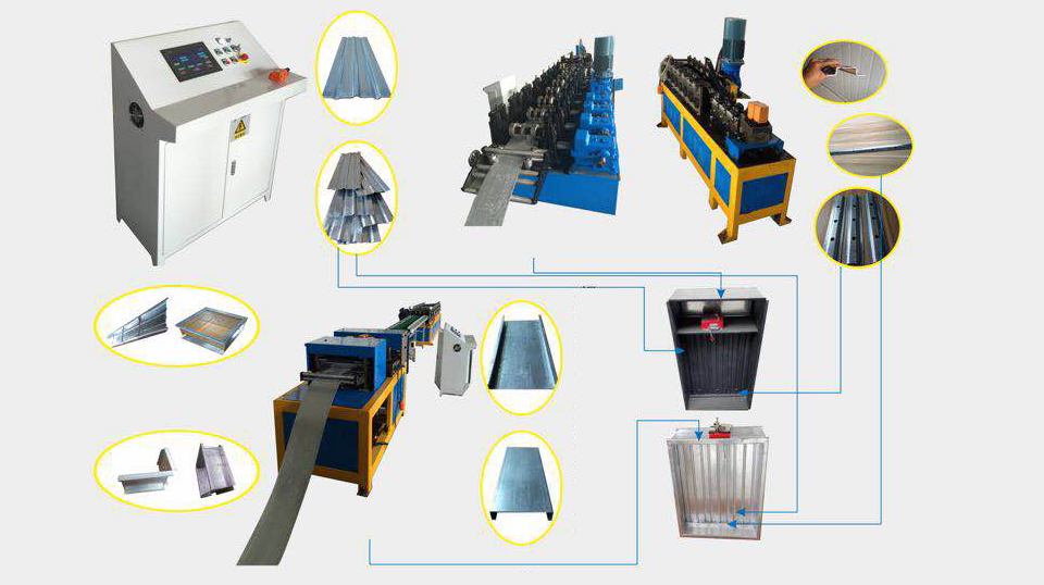 roll forming machine for fire damper