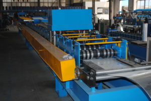 testing cold roll forming machine with panel