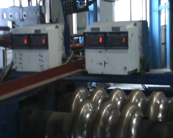 control system of culvert forming machine