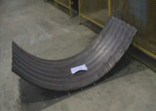 sample steel panel