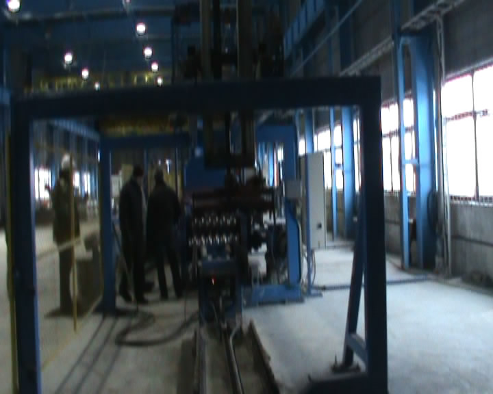 crain of culvert forming machine