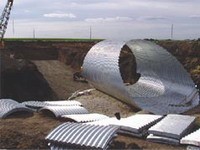 install corrugated profile
