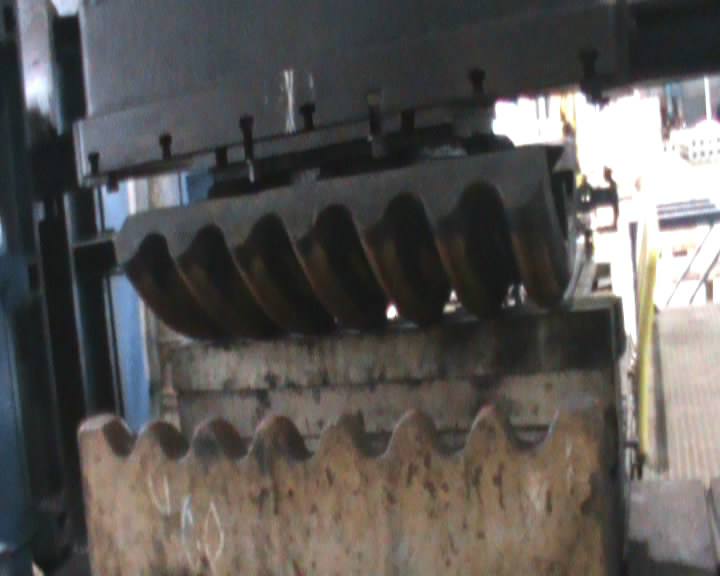 radius part of culvert forming machine