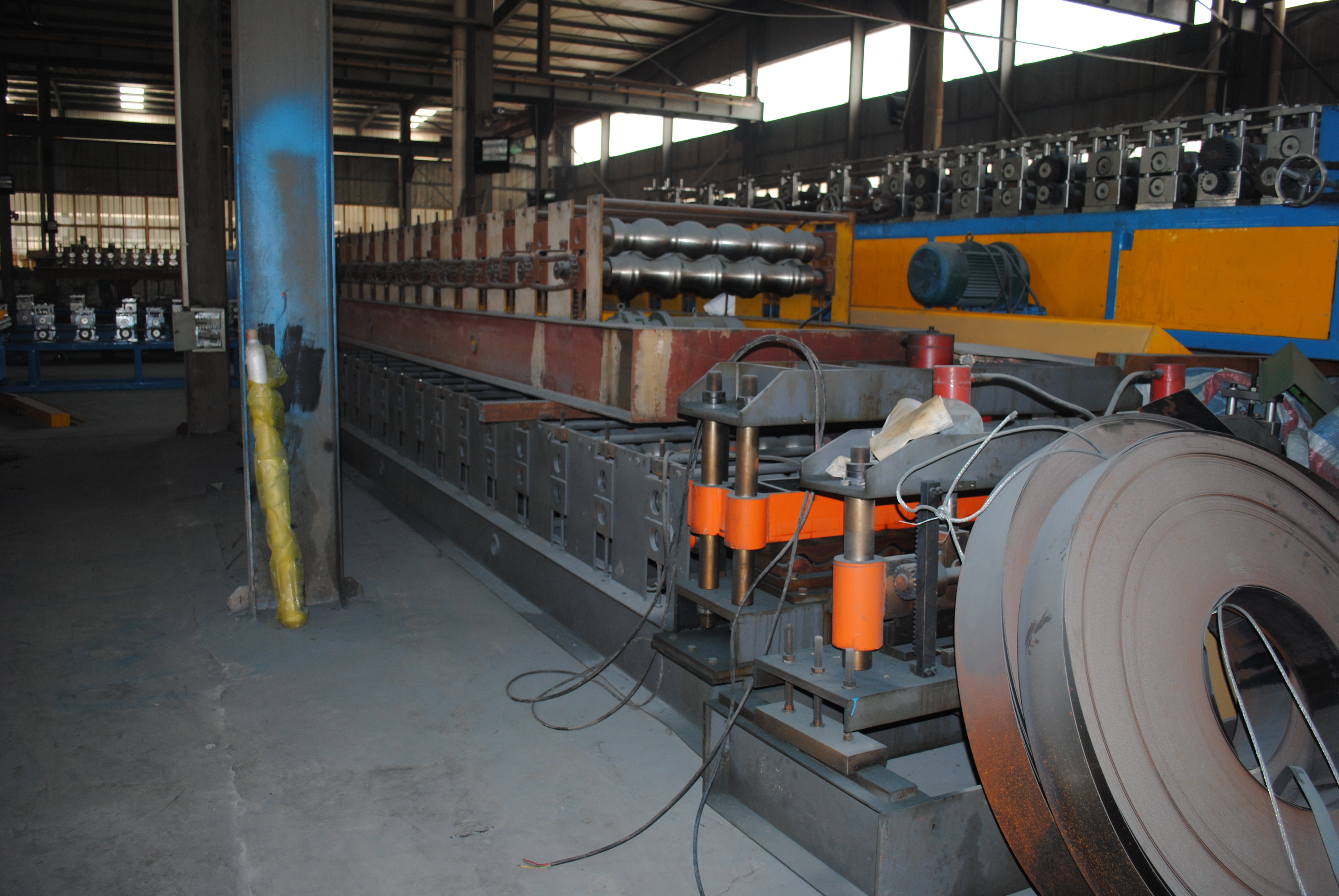 line for cold forming machine