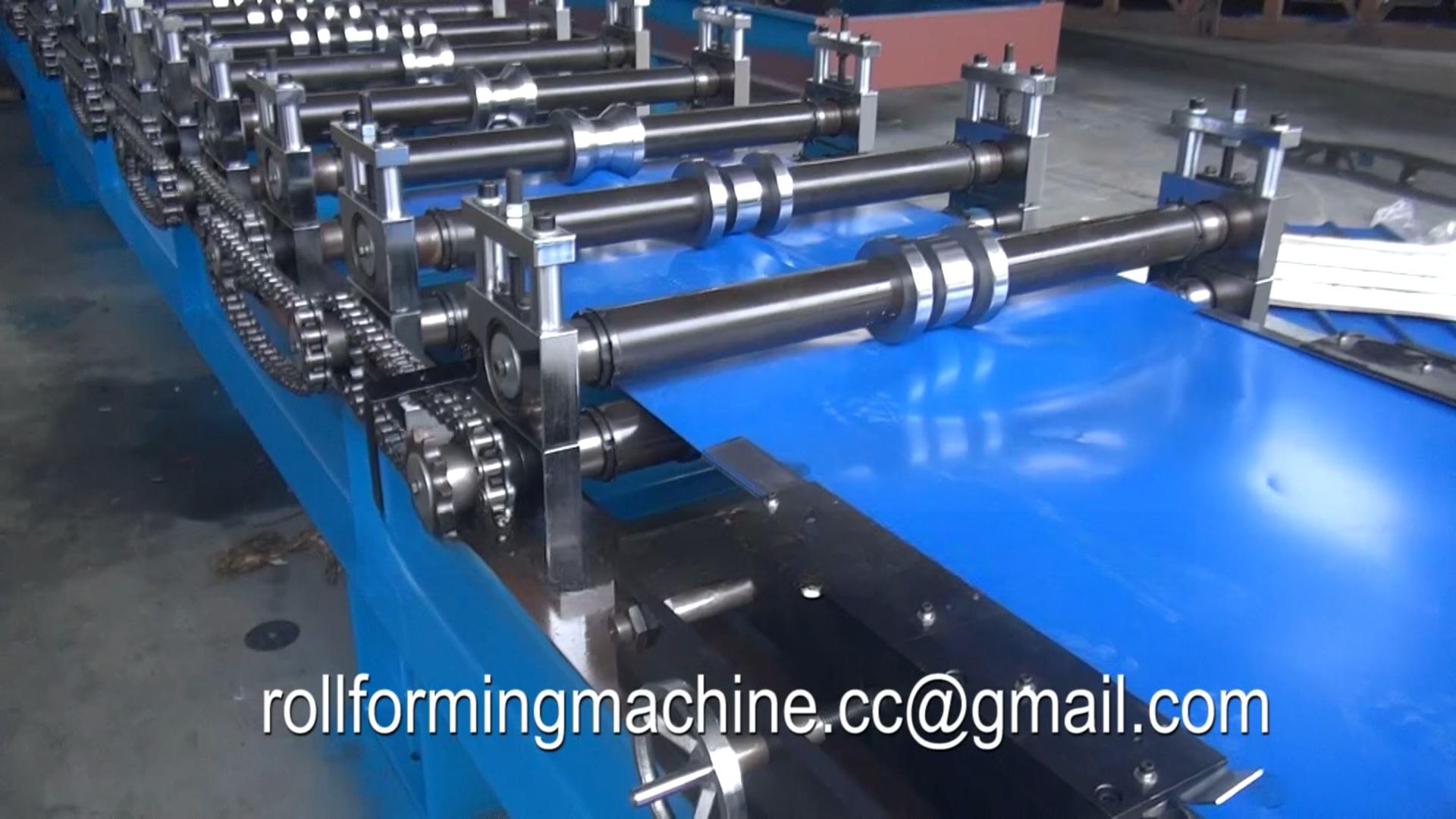 Roofing cold roll forming machine working processing video